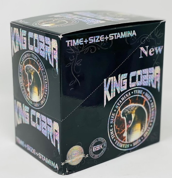 King Cobra Black 69K Male Enhancement for Men Pills box