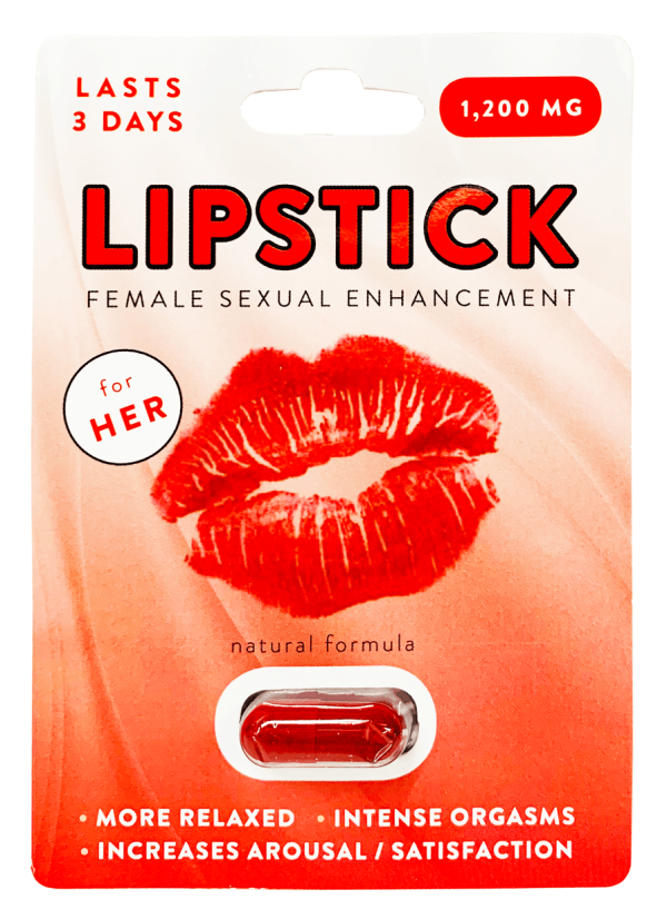 Lipstick 1200 mg Female Red Pill Sexual Enhancement 