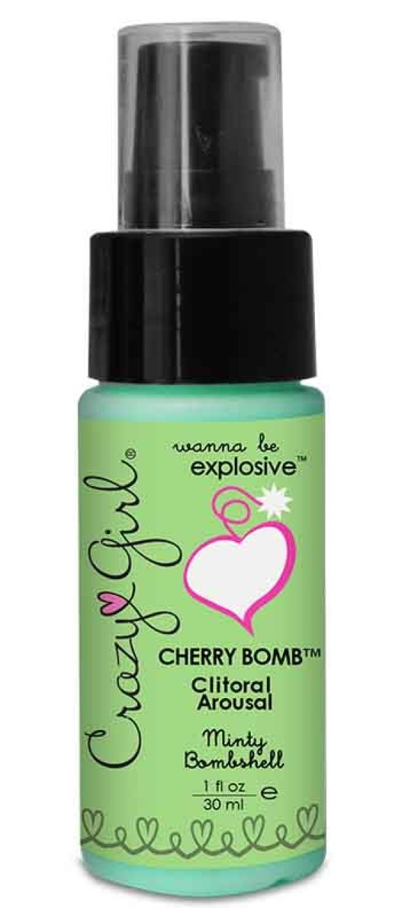 Crazy Girl Cherry Bomb Clitoral Arousal Minty Bombshell 1 oz