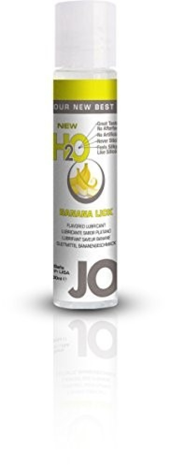 Jo H2O Juicy Banana Lick Lubricant 1 fl.oz/ 30ml Travel Size