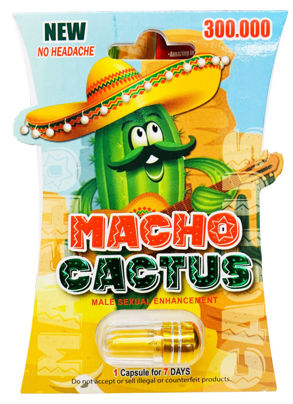 New Macho Cactus 300000 Gold Pill Male Sexual Enhancement 
