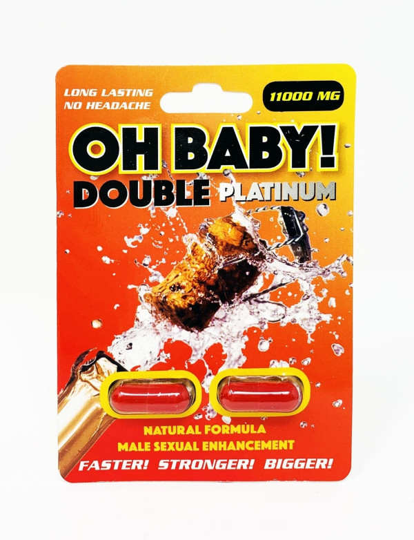 Oh Baby 11000mg Platinum Double Male Enhancement Red Pill Two