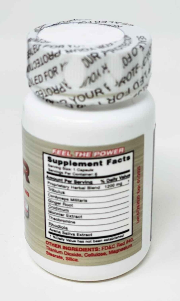 Power 4000 Dietary Man Sexual Supplement 6 Pills Bottle supplements