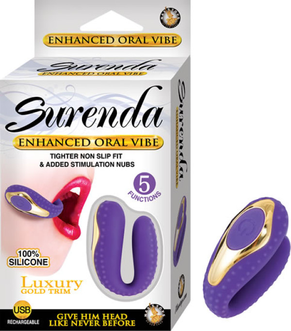 Enhanced Oral Vibe Silicone Purple Surenda