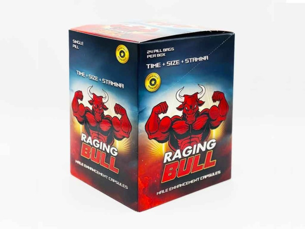 Raging Bull Male Sextual Enhancement Pill box