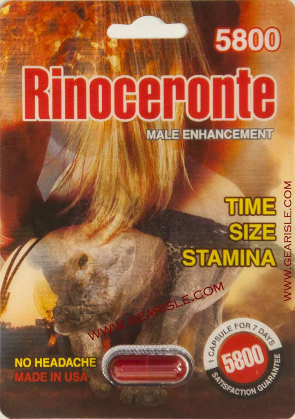 Rinoceronte 5800 Male Enhancement Pill Time Size Stamina 7 Days