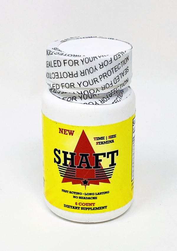 Shaft 6 Count Bottle Male Libido Enhancement