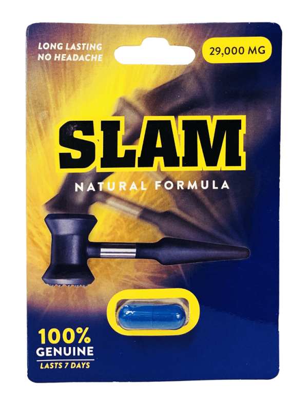 Slam 29000mg Natural Formula Male Enhancement Blue