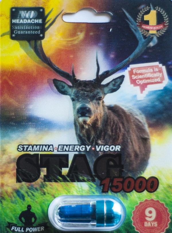 Stag 15000 Full Power Male Sexual Enhancer Pill For 9 Days 