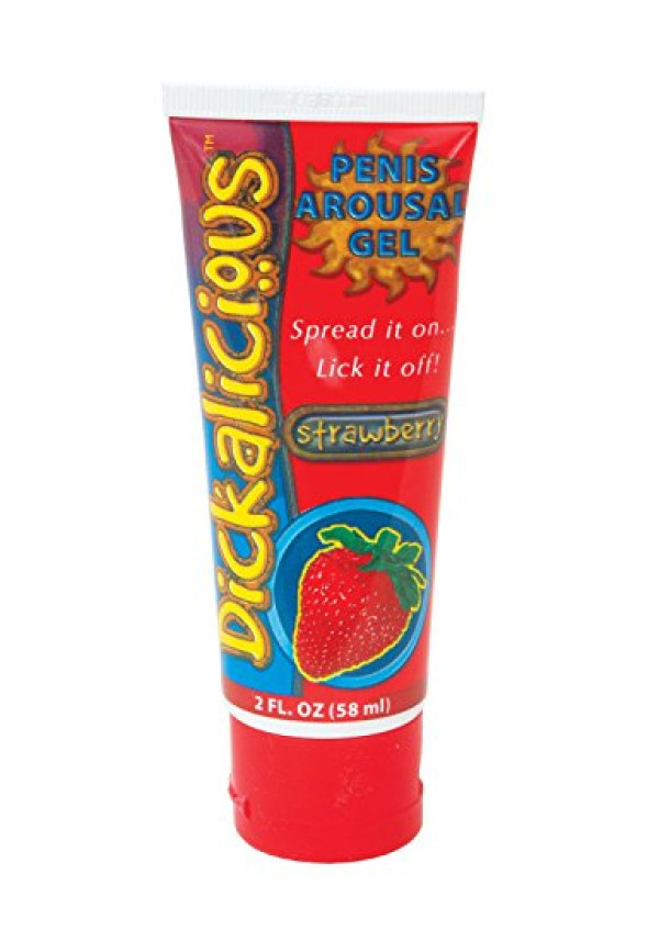 Dickalicious Penis Arousal Gel Strawberry 2 oz