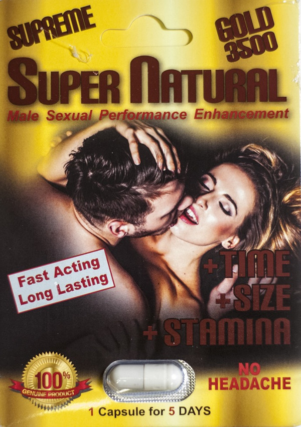 Supreme Gold 3500 Super Natural Male Sexual Performance Enhancement Pill