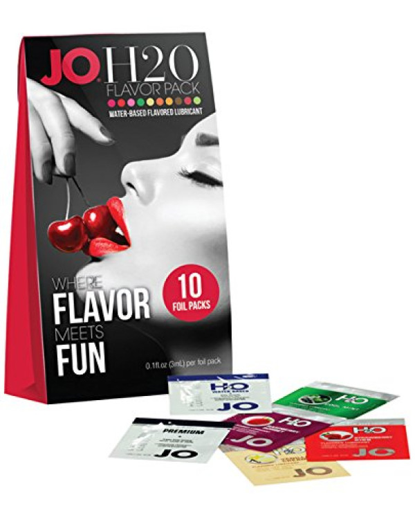 System Jo H2O Flavored Lube Gift10 Foil Pack