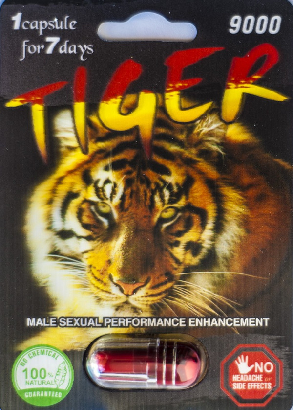 Tiger 9000 Genuine 7 Day Male Sexual Performance Enhancer 1 Pill 