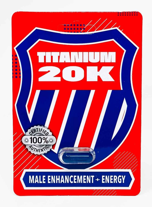 Male Enhancement Pill Titanium 20K Energy Supplement
