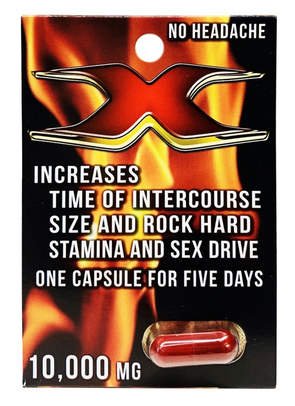 X 10000 Red Male Sexual Performance Enhancement Pill front