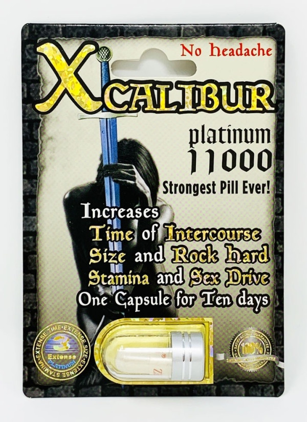 Xcalibur Black 11000 Male Sexual Performance Enhancement Strongest Pill