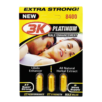 3KO Gold XT male libido stamina support formula 3 Pills