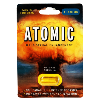 Atomic 41000 mg Natural Formula Male Sexual Enhancement Gold