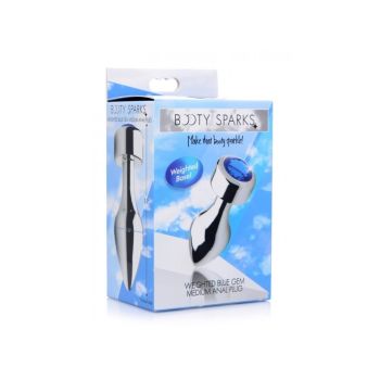 Booty Sparks Weighted Base Aluminum Plug Blue