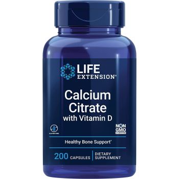 Bone Health Life Extension Calcium Citrate with Vitamin D bottle