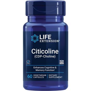 Life Extension Citicoline (CDP-Choline) 60 Cap bottle