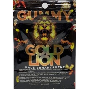 Gold Lion Gummy Male Sexual Enhancement Supplement