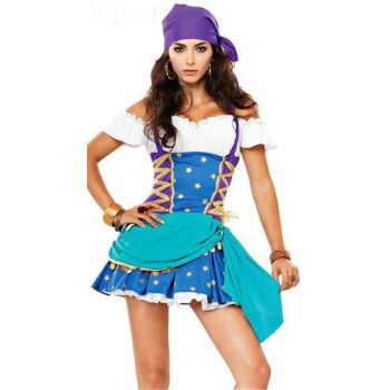 Pirate Gypsy Cosplay Costume 88520 B' Naked