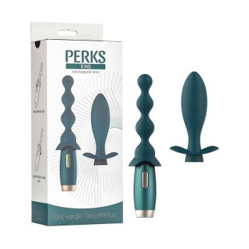 Perks Series Exo Anal Beads And Plug