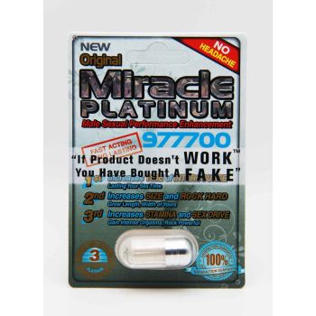 Original Miracle Platinum 977700 Male Sexual Enhancer