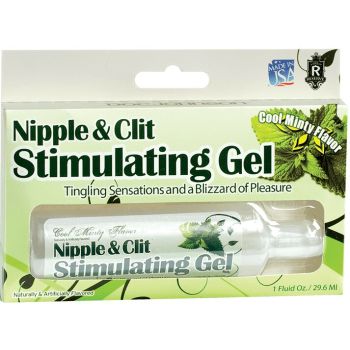 Nipple & Clit Stimulating Gel Cool Minty Flavor 1 Oz