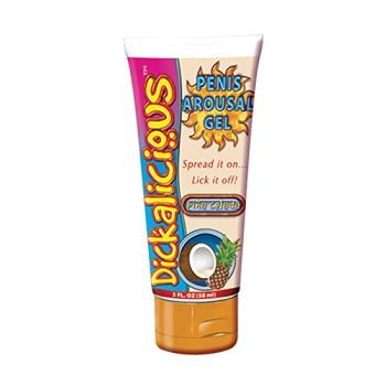 Dickalicious Penis Arousal Gel Pina Colada 2 oz