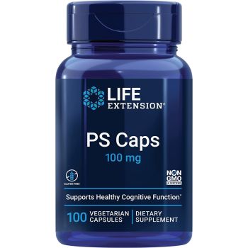 Cognitive Function Support PS Caps 100mg 100 Count Life Extension bottle