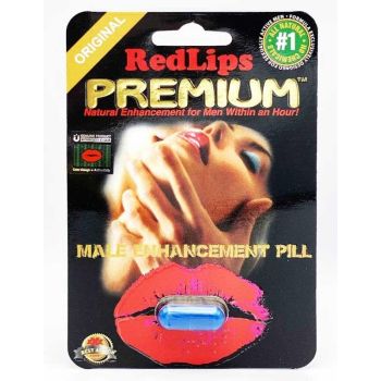 Red Lips Premium 1250mg For Men Blue Male Enhancement Pill