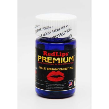 Red Lips Premium 1250mg Male Enhancement 6 Pills Bottle