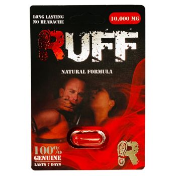 RUFF 10000mg Natural Formula Male Enhancement Red