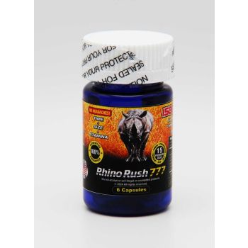 Rush 777 15000IU Male Vitality Capsules 6 Count