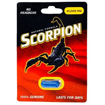 Scorpion 41000mg Natural Formula Male Pill Enhancement