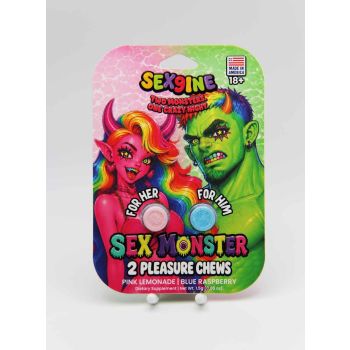 Sex9ine Sex Monster 2 Pleasure Chews Male Enhancement Supplement For Her For Him