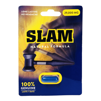 Slam 29000mg Natural Formula Male Enhancement Blue