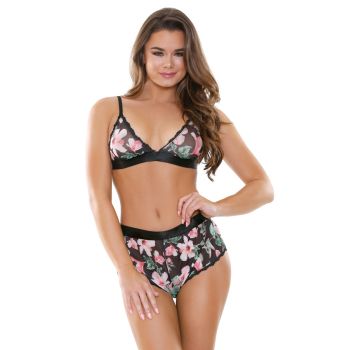 Aloha Mesh Bralette Shortie Sleep S167