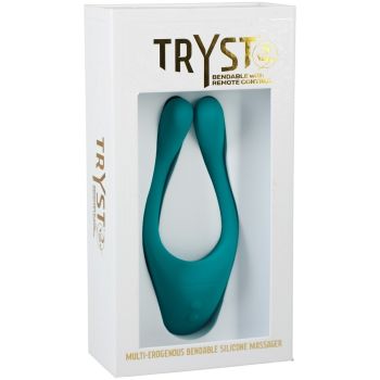 Tryst V2 Bendable Multi Erogenous Zone Massager With Remote Teal