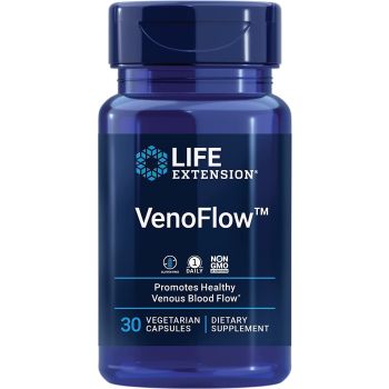 VenoFlow 30 Veggie Caps Healthy Blood Flow Support Life Extension bottle