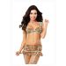 Dreamgirl 9702 Women's Sexy Exotic Leopard Bra & Flirty Garter Skirt