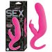 Silicone Orgasm Bunny Dual Motors Pink Sex