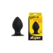 Daddy-O Small Rooster Silicone Butt Plug Black 
