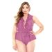 Halter Neck Romper Snap Closure Curve P183