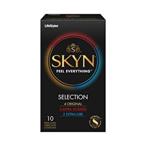 Non Latex Life Styles Skyn Selection Condom 10 Piece package