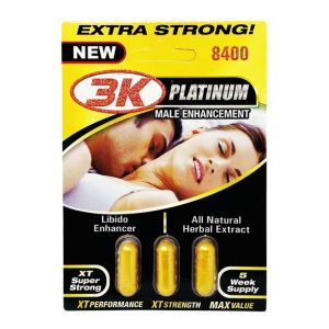 3KO Gold XT male libido stamina support formula 3 Pills