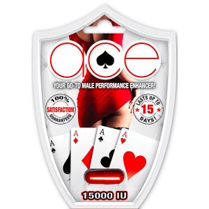 ACE 15000IU Your Go To Male Performance Enhancer Blue Pills front