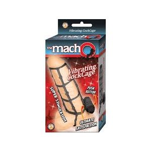 Vibrating Cock Cage Black The macho